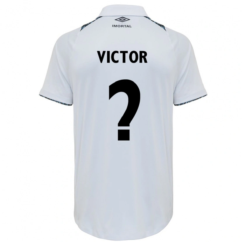Danxen Women João Victor #0 White Blue Away Jersey 2025/26 T-Shirt