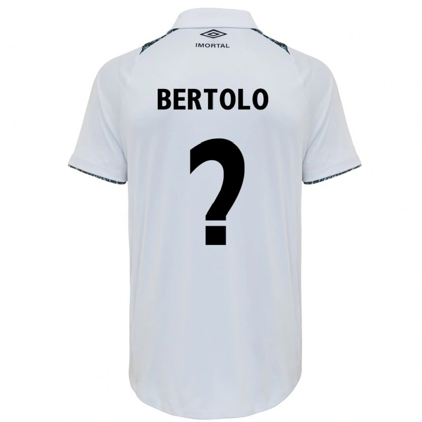 Danxen Women Mateus Bertolo #0 White Blue Away Jersey 2025/26 T-Shirt