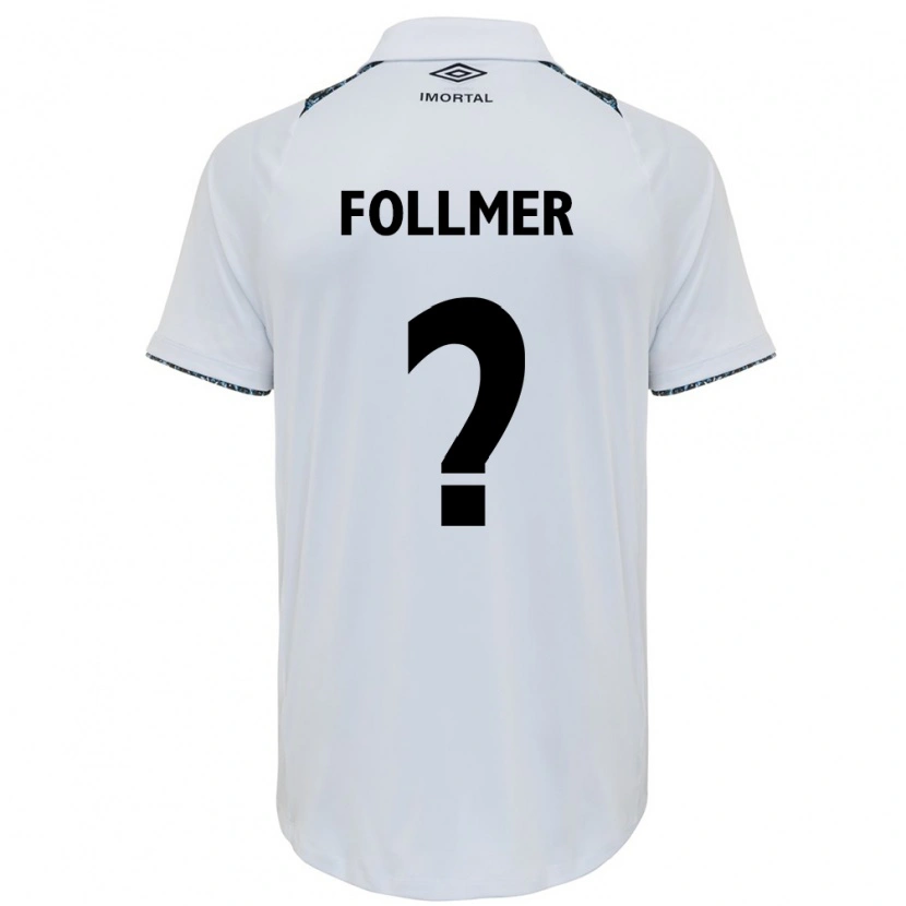 Danxen Women Luan Follmer #0 White Blue Away Jersey 2025/26 T-Shirt