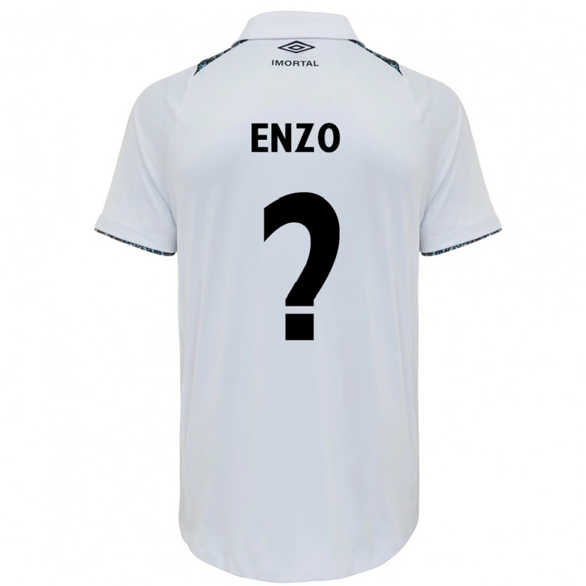 Danxen Women Enzo #0 White Blue Away Jersey 2025/26 T-Shirt