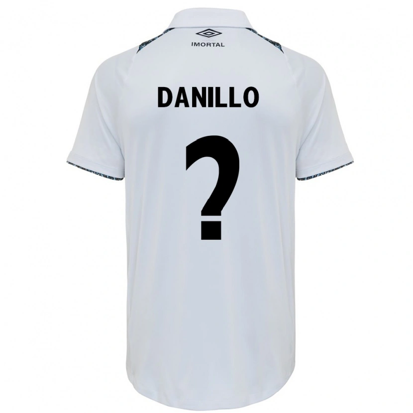 Danxen Women Danillo #0 White Blue Away Jersey 2025/26 T-Shirt