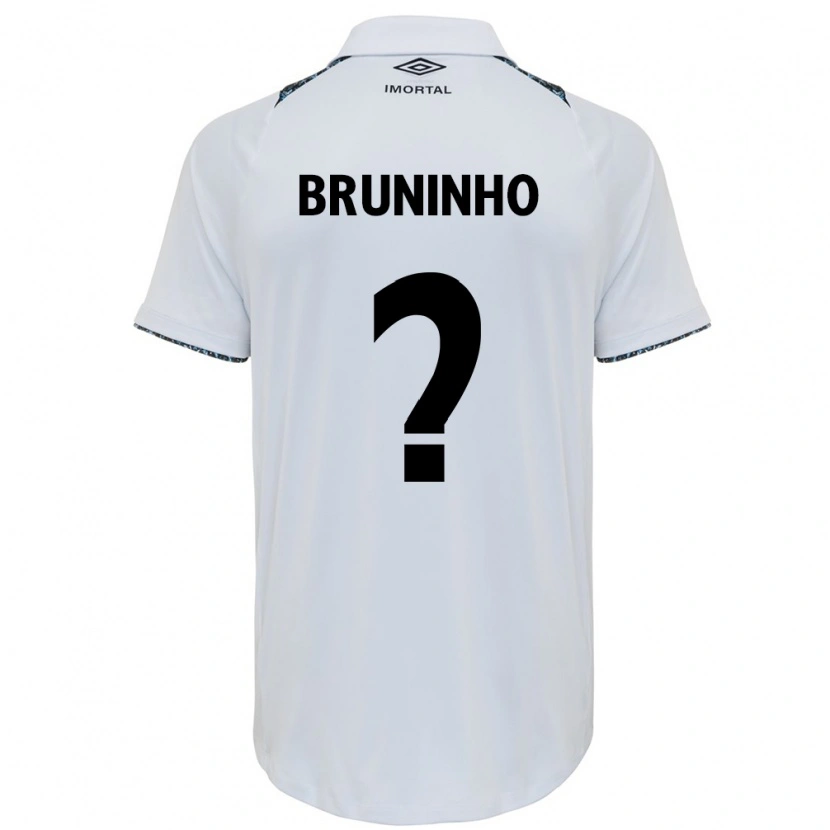 Danxen Women Bruninho #0 White Blue Away Jersey 2025/26 T-Shirt