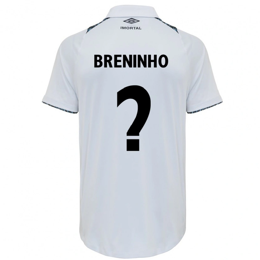 Danxen Women Breninho #0 White Blue Away Jersey 2025/26 T-Shirt