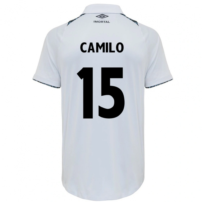 Danxen Women Camilo #15 White Blue Away Jersey 2025/26 T-Shirt