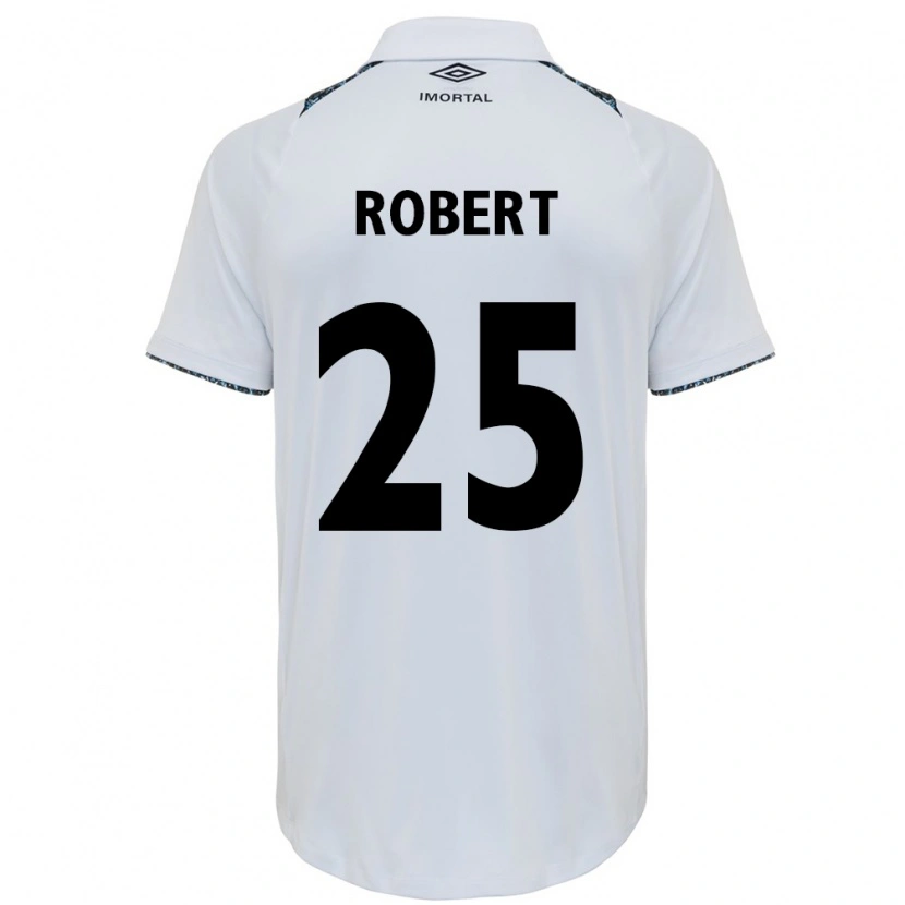 Danxen Women Jhonata Robert #25 White Blue Away Jersey 2025/26 T-Shirt