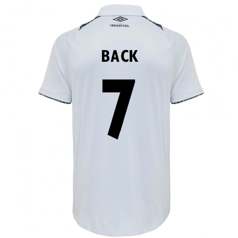 Danxen Women Pri Back #7 White Blue Away Jersey 2025/26 T-Shirt