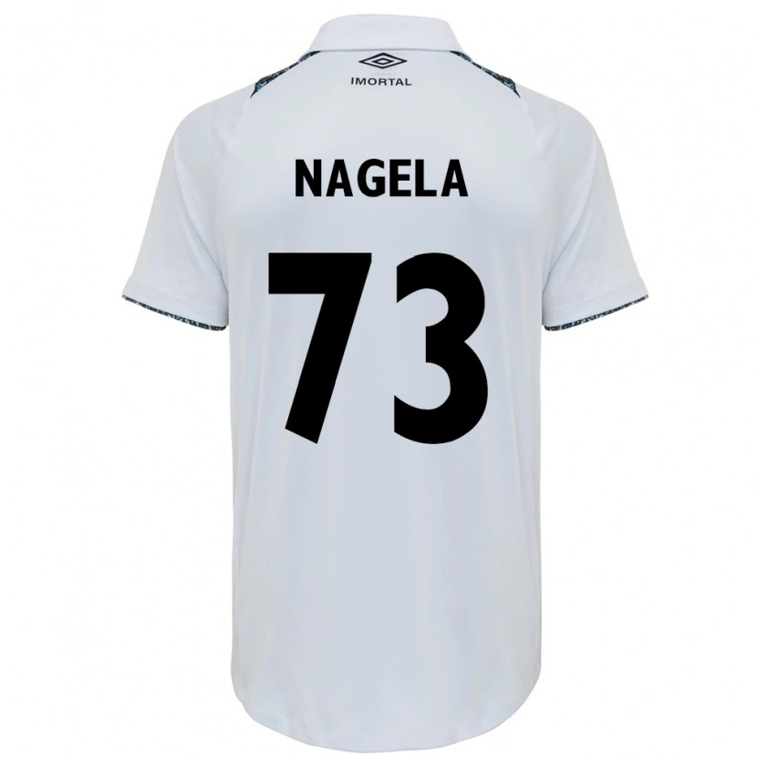 Danxen Women Nágela #73 White Blue Away Jersey 2025/26 T-Shirt