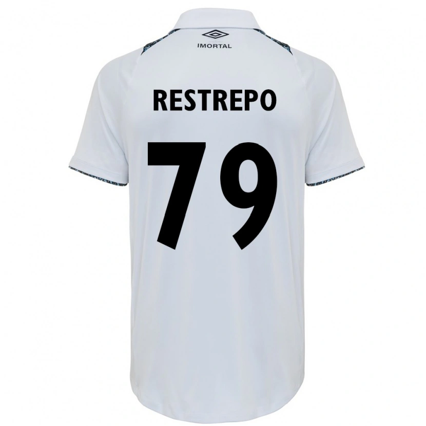 Danxen Women Kelly Restrepo #79 White Blue Away Jersey 2025/26 T-Shirt