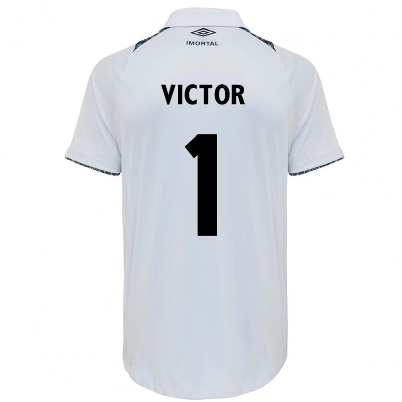 Danxen Women Paulo Victor #1 White Blue Away Jersey 2025/26 T-Shirt