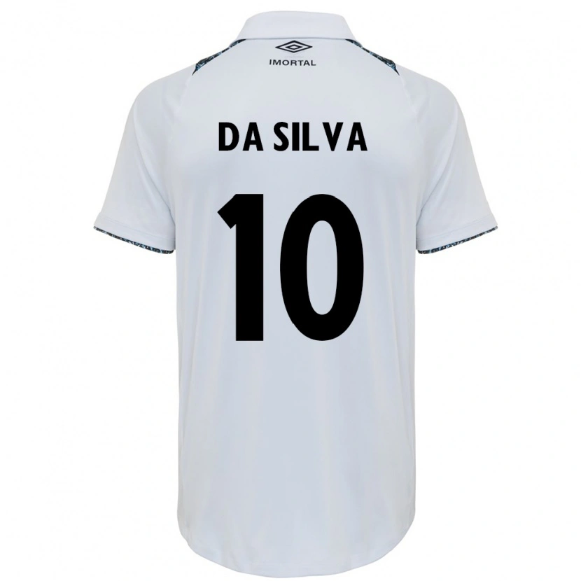 Danxen Women Juliana Odilon Da Silva #10 White Blue Away Jersey 2025/26 T-Shirt