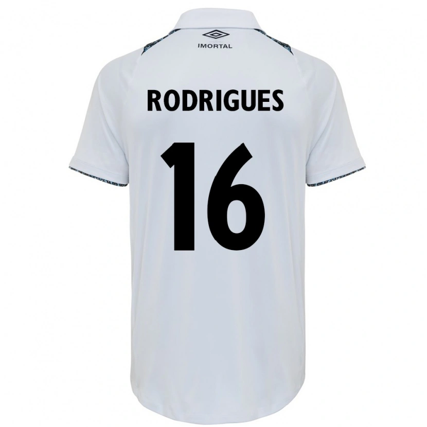 Danxen Women Fernanda Garay Rodrigues #16 White Blue Away Jersey 2025/26 T-Shirt