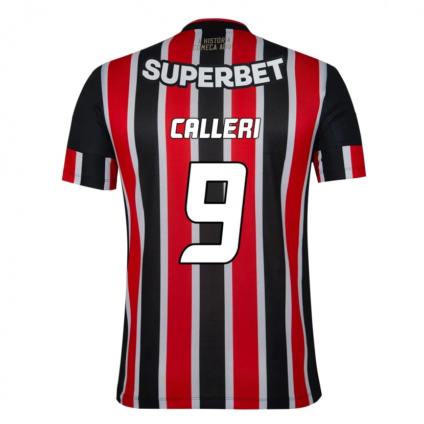 Danxen Women Jonathan Calleri #9 Black Red Away Jersey 2025/26 T-Shirt