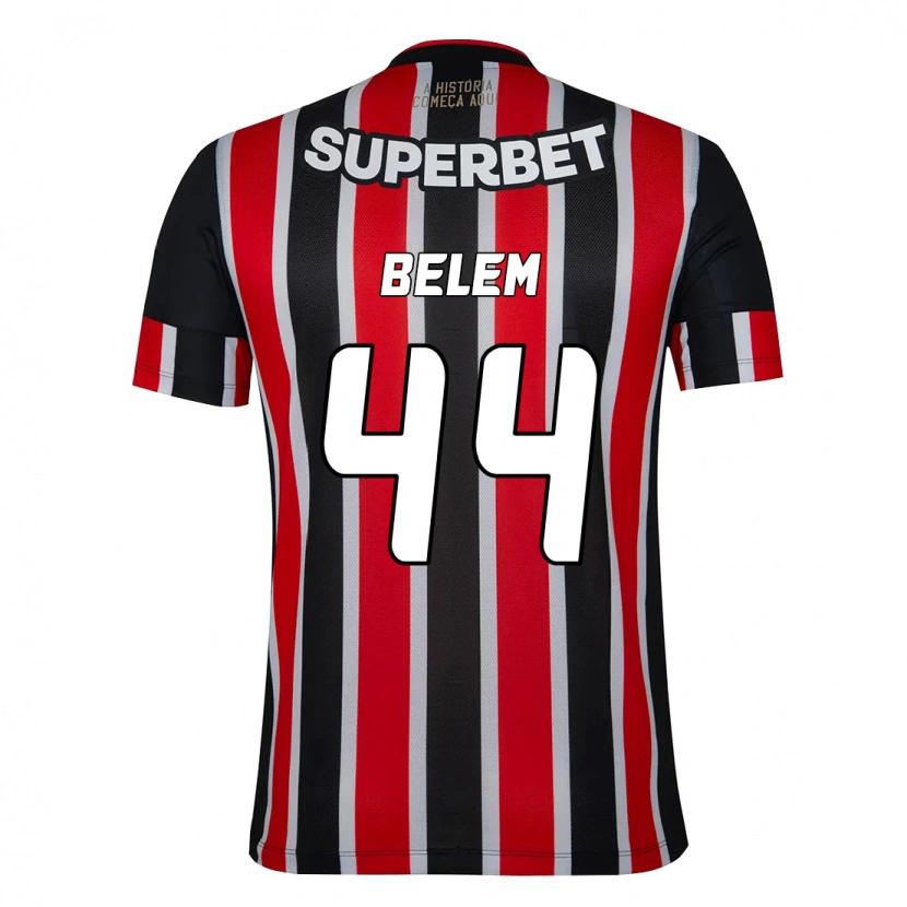 Danxen Women Matheus Belém #44 Black Red Away Jersey 2025/26 T-Shirt
