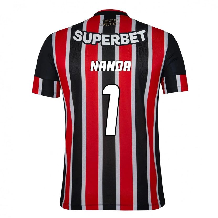 Danxen Women Nanda #1 Black Red Away Jersey 2025/26 T-Shirt