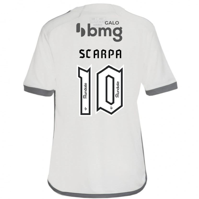Danxen Women Gustavo Scarpa #10 Off White Away Jersey 2025/26 T-Shirt