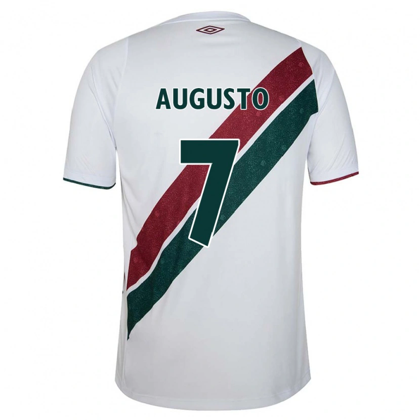 Danxen Women Renato Augusto #7 White Green Maroon Away Jersey 2025/26 T-Shirt