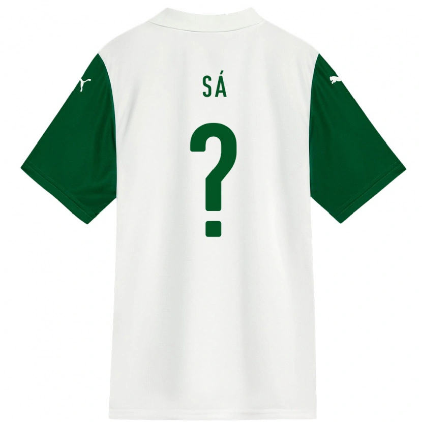 Danxen Women Luiz Sá #0 White Green Away Jersey 2025/26 T-Shirt