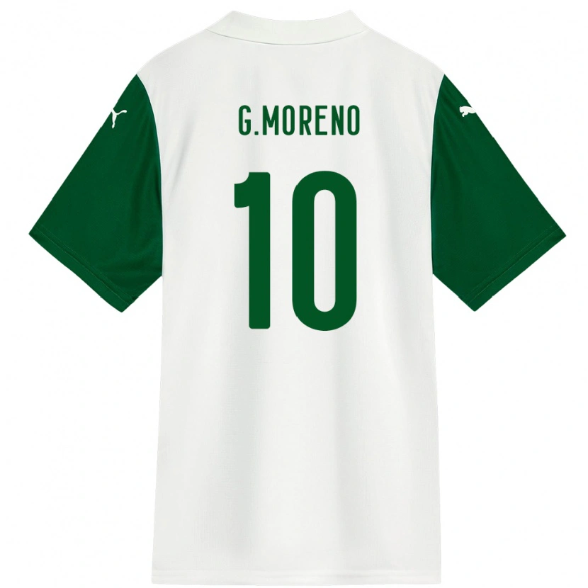 Danxen Women Gerardo Moreno #10 White Green Away Jersey 2025/26 T-Shirt