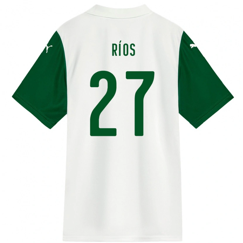 Danxen Women Richard Ríos #27 White Green Away Jersey 2025/26 T-Shirt