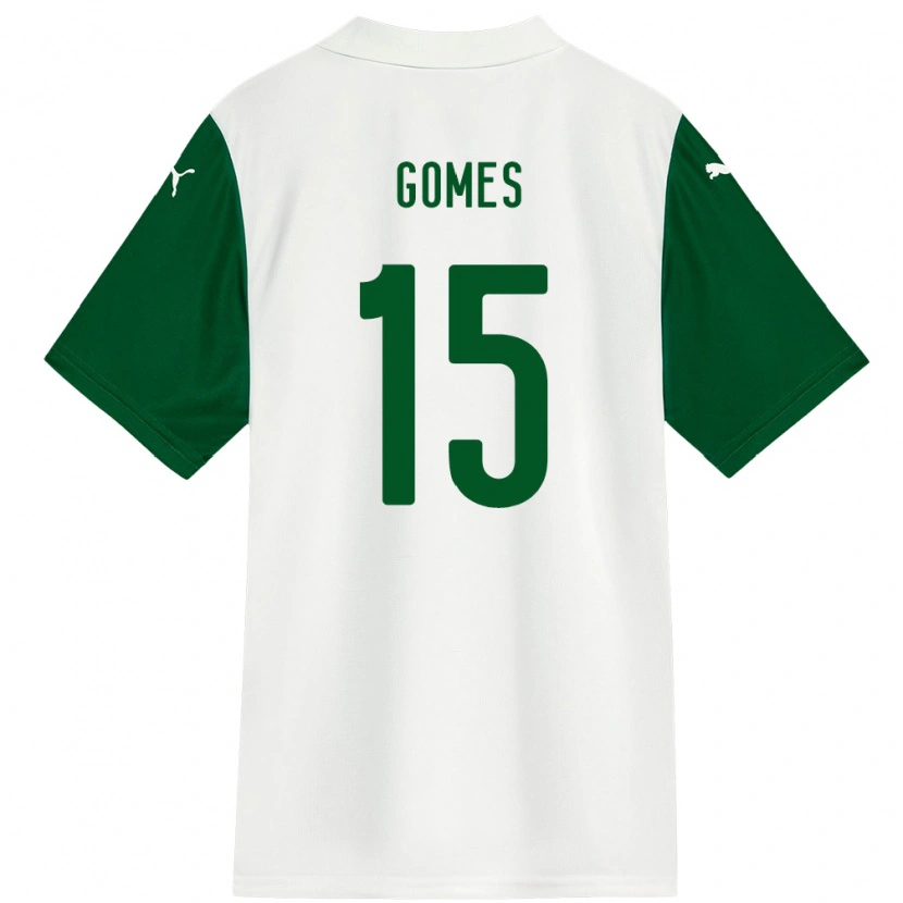 Danxen Women Bianca Gomes #15 White Green Away Jersey 2025/26 T-Shirt