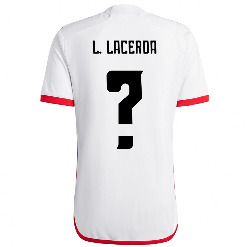 Danxen Women Iago Lacerda #0 White Red Away Jersey 2025/26 T-Shirt