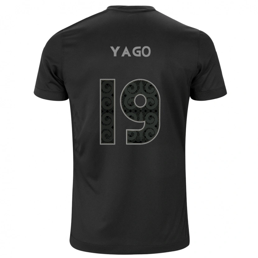 Danxen Women Yago #19 Black White Away Jersey 2025/26 T-Shirt