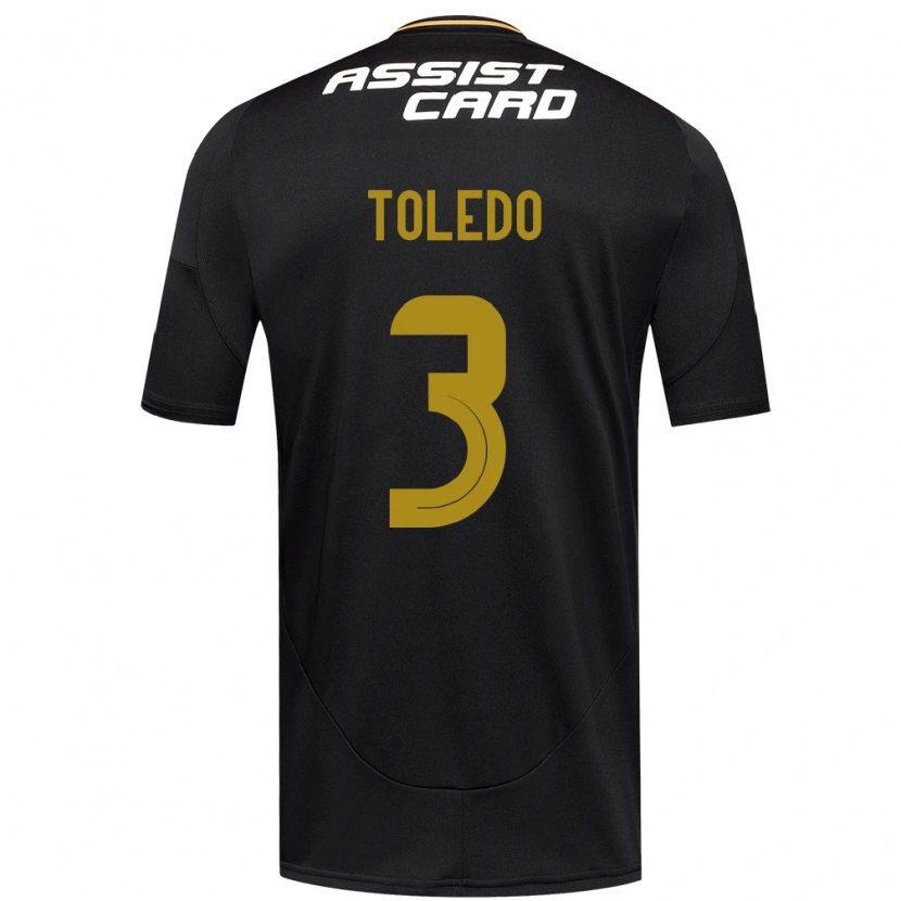 Danxen Women Miguel Toledo #3 Black White Away Jersey 2025/26 T-Shirt