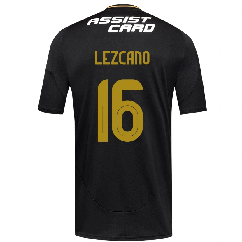 Danxen Women Darío Lezcano #16 Black White Away Jersey 2025/26 T-Shirt