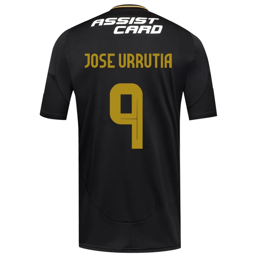 Danxen Women María José Urrutia #9 Black White Away Jersey 2025/26 T-Shirt