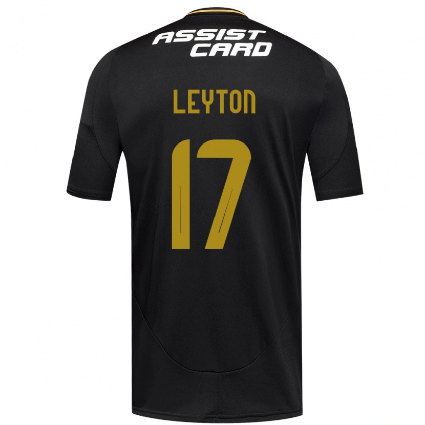 Danxen Women Geraldine Leyton #17 Black White Away Jersey 2025/26 T-Shirt