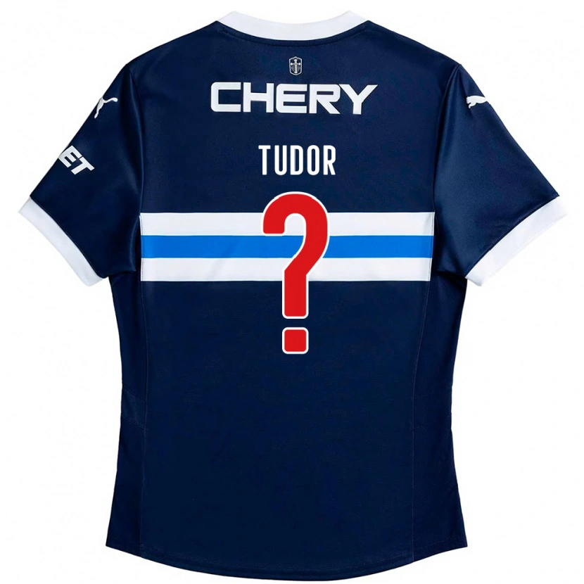 Danxen Women Milan Tudor #0 Royal Blue White Away Jersey 2025/26 T-Shirt
