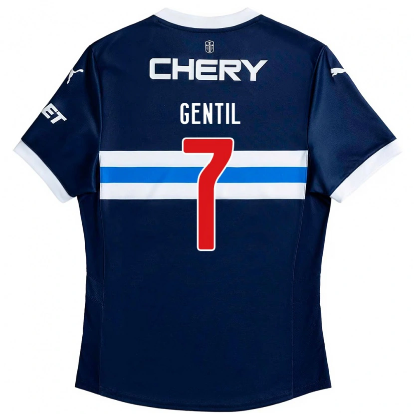 Danxen Women Jader Gentil #7 Royal Blue White Away Jersey 2025/26 T-Shirt