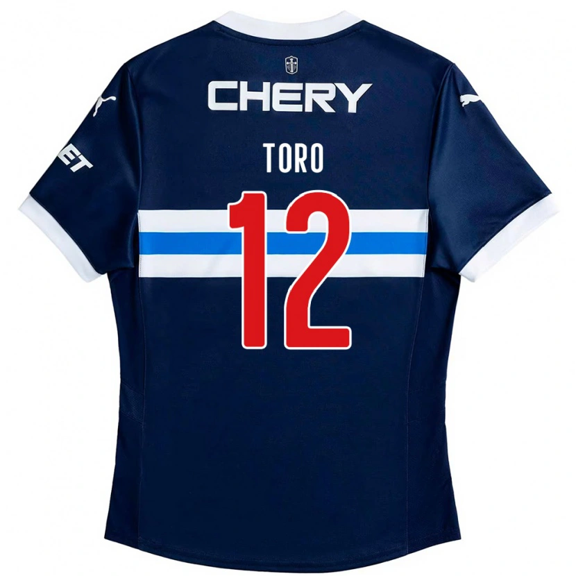Danxen Women Ian Toro #12 Royal Blue White Away Jersey 2025/26 T-Shirt