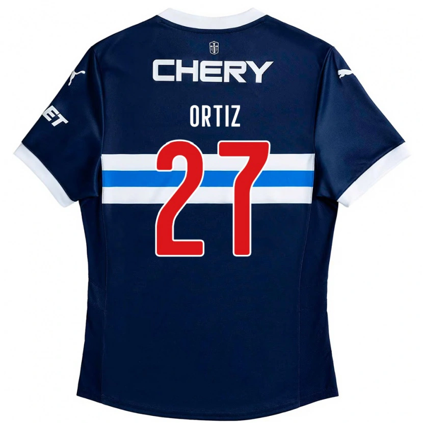 Danxen Women Jorge Ortiz #27 Royal Blue White Away Jersey 2025/26 T-Shirt
