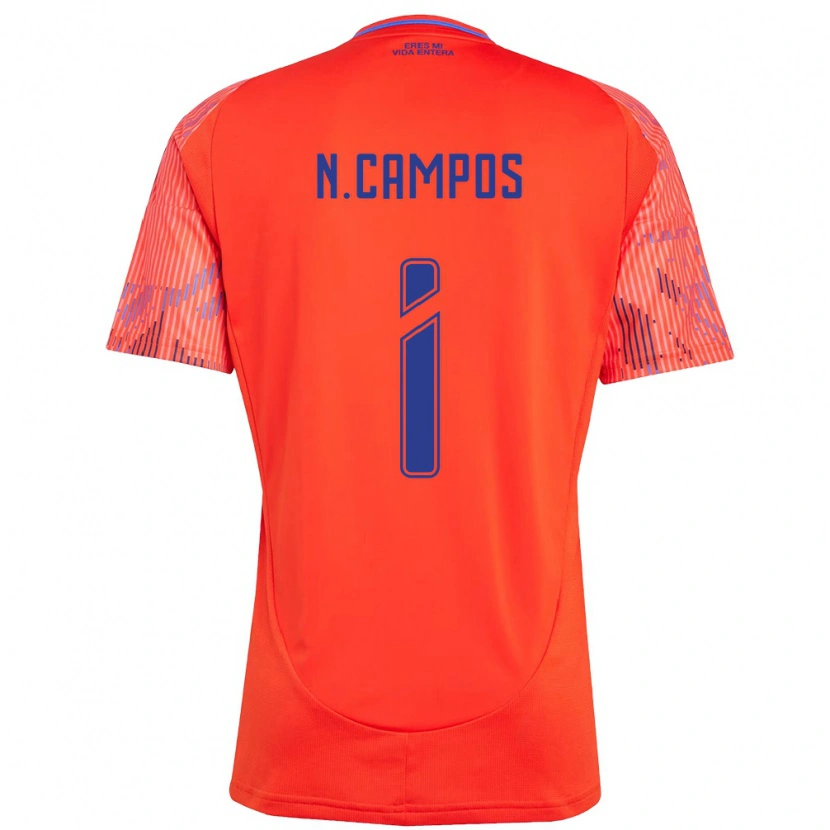 Danxen Women Natalia Campos #1 Orange Red Away Jersey 2025/26 T-Shirt