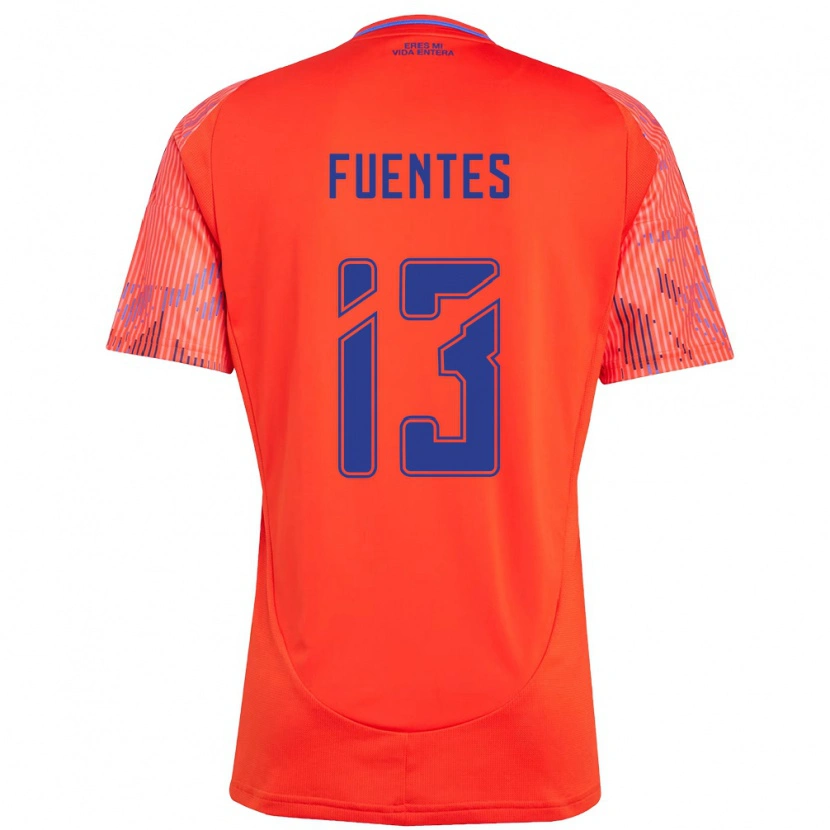 Danxen Women Karen Fuentes #13 Orange Red Away Jersey 2025/26 T-Shirt
