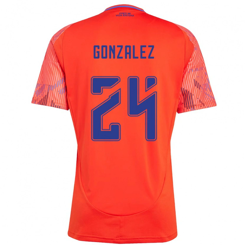 Danxen Women Emma González #24 Orange Red Away Jersey 2025/26 T-Shirt