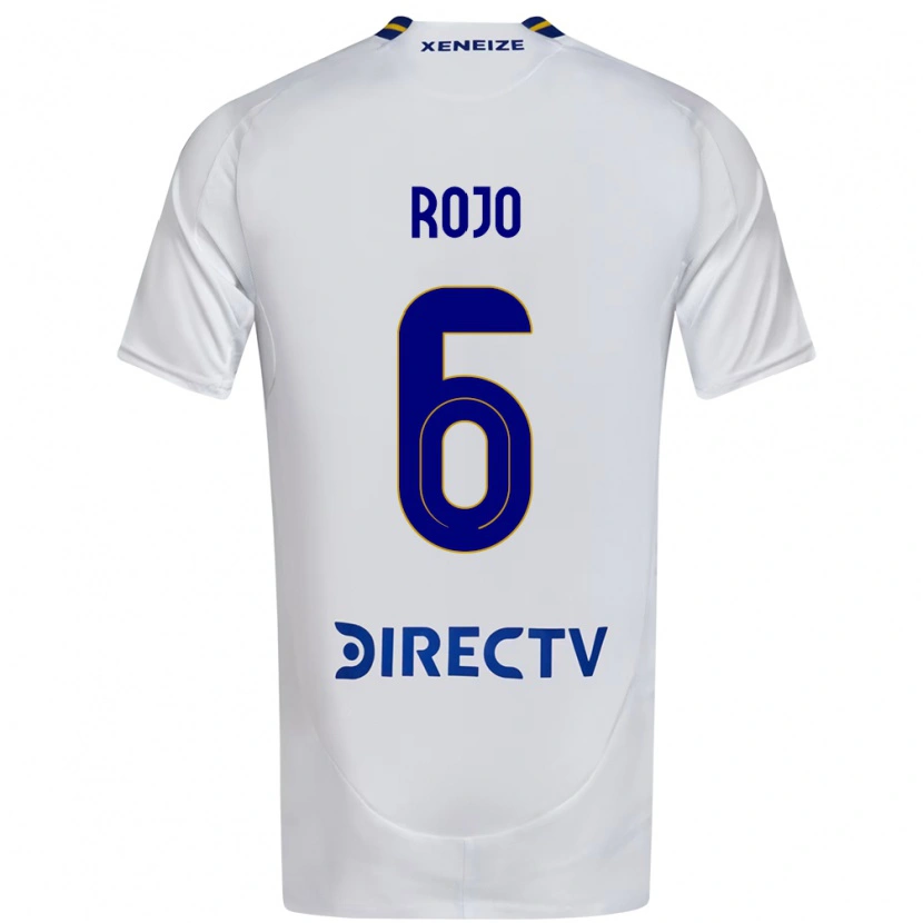 Danxen Women Marcos Rojo #6 White Blue Away Jersey 2025/26 T-Shirt