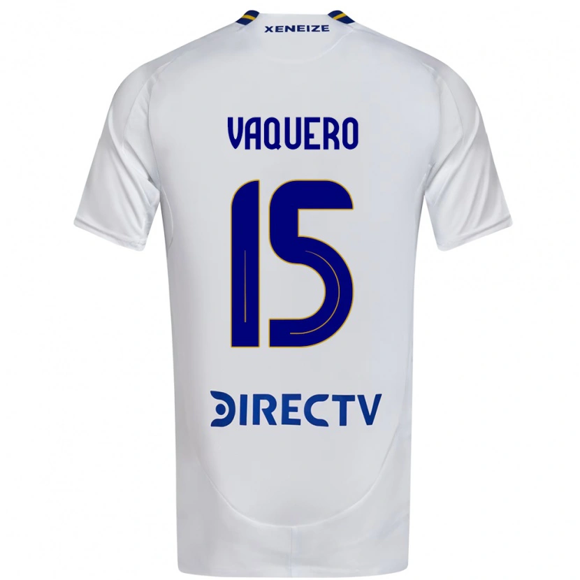 Danxen Women Ivan Vaquero #15 White Blue Away Jersey 2025/26 T-Shirt