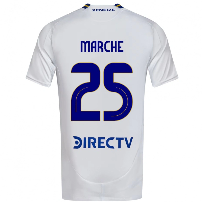 Danxen Women Agustín Marchesín #25 White Blue Away Jersey 2025/26 T-Shirt