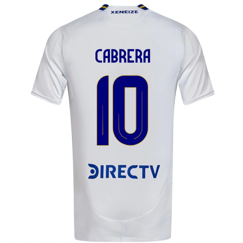 Danxen Women Micaela Cabrera #10 White Blue Away Jersey 2025/26 T-Shirt