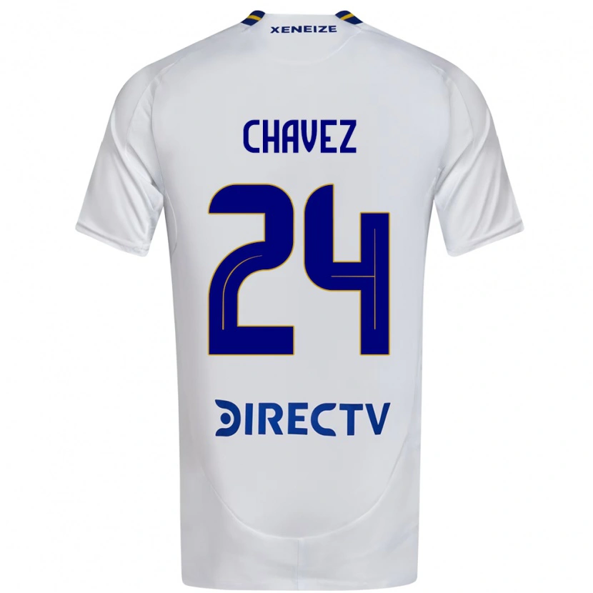 Danxen Women Gabriela Chavez #24 White Blue Away Jersey 2025/26 T-Shirt