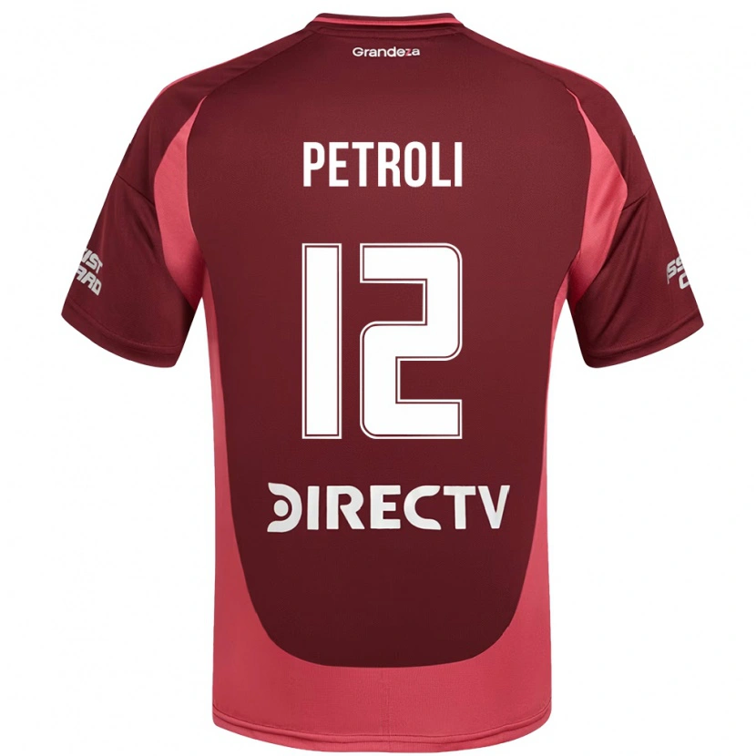 Danxen Women Franco Petroli #12 Burgundy Magenta Away Jersey 2025/26 T-Shirt