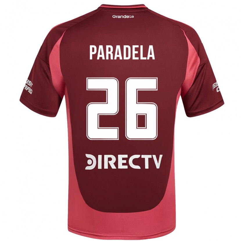 Danxen Women Jose Paradela #26 Burgundy Magenta Away Jersey 2025/26 T-Shirt