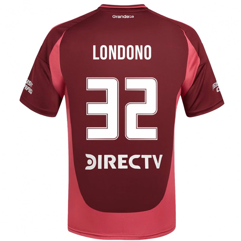 Danxen Women Flabian Londono #32 Burgundy Magenta Away Jersey 2025/26 T-Shirt