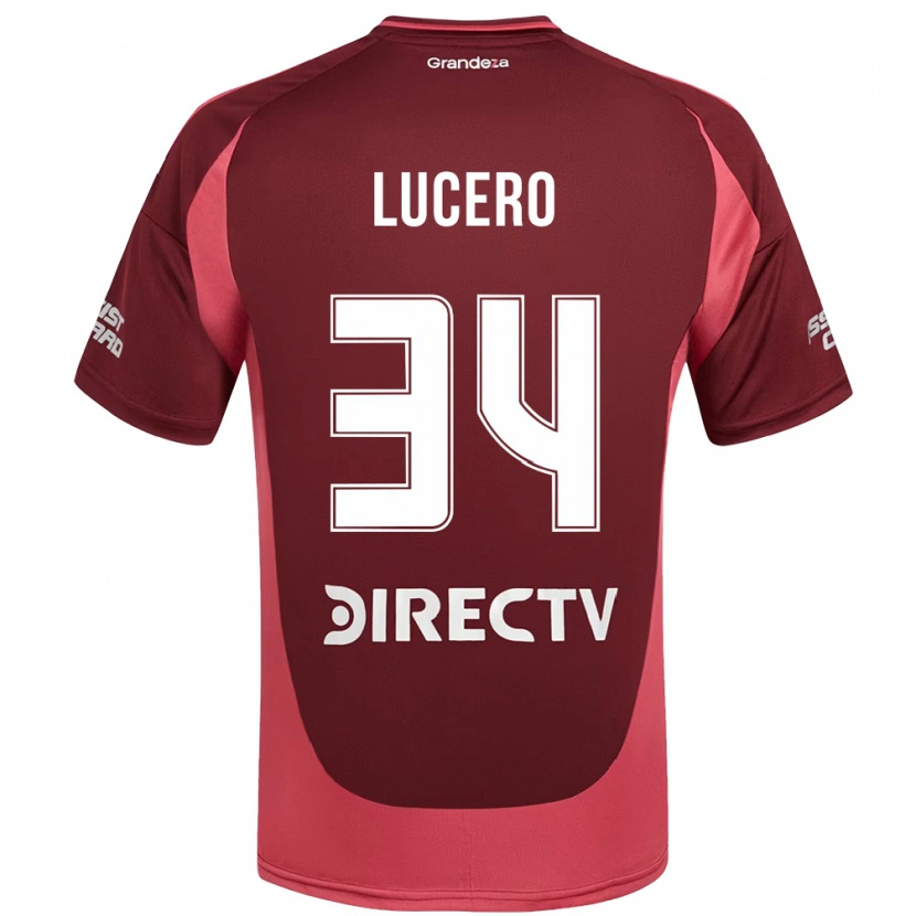 Danxen Women Daniel Lucero #34 Burgundy Magenta Away Jersey 2025/26 T-Shirt