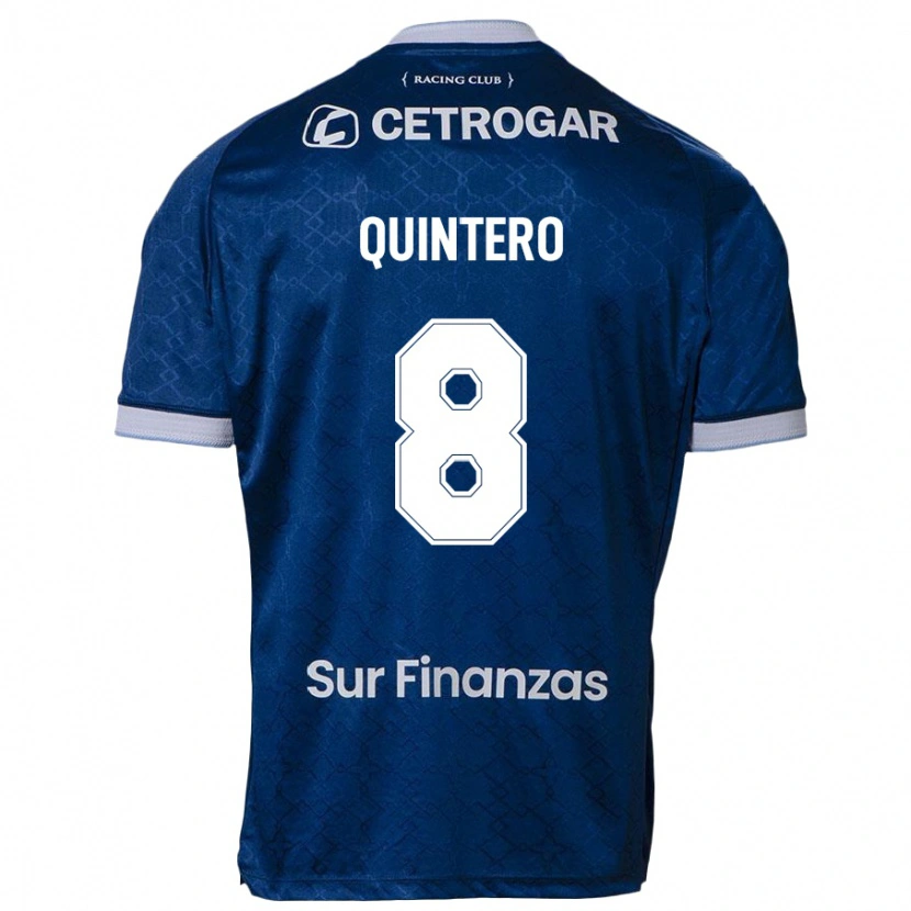 Danxen Women Juan Fernando Quintero #8 Dark Blue Away Jersey 2025/26 T-Shirt