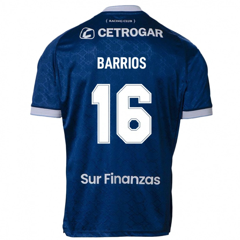 Danxen Women Martín Barrios #16 Dark Blue Away Jersey 2025/26 T-Shirt