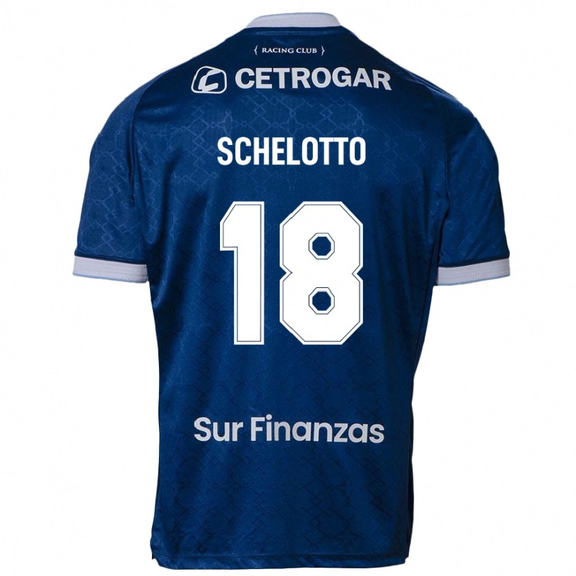 Danxen Women Ezequiel Schelotto #18 Dark Blue Away Jersey 2025/26 T-Shirt
