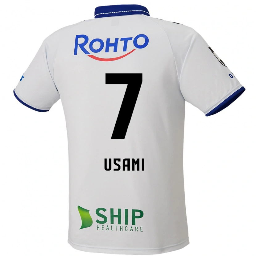 Danxen Women Takashi Usami #7 White Blue Black Away Jersey 2025/26 T-Shirt